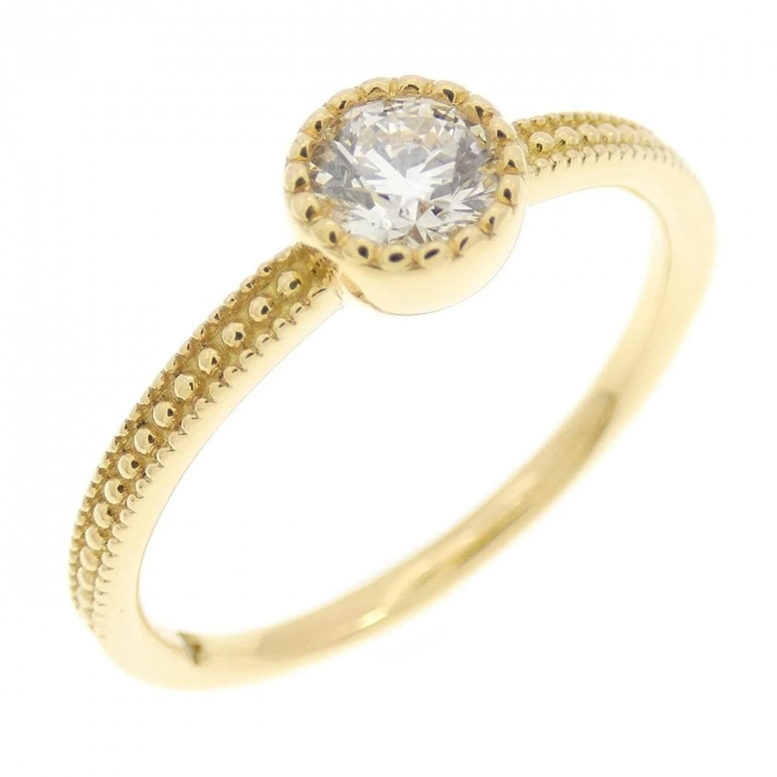 K18YG DIAMOND RING: K18YG Diamond Ring Brand: Unbranded Type: Ring Material: K18 Yellow Gold, Main Stone/Creation Natural Color: yellow gold Size: 5-5.5US Accessories: None Accessories Notice: When purchasing