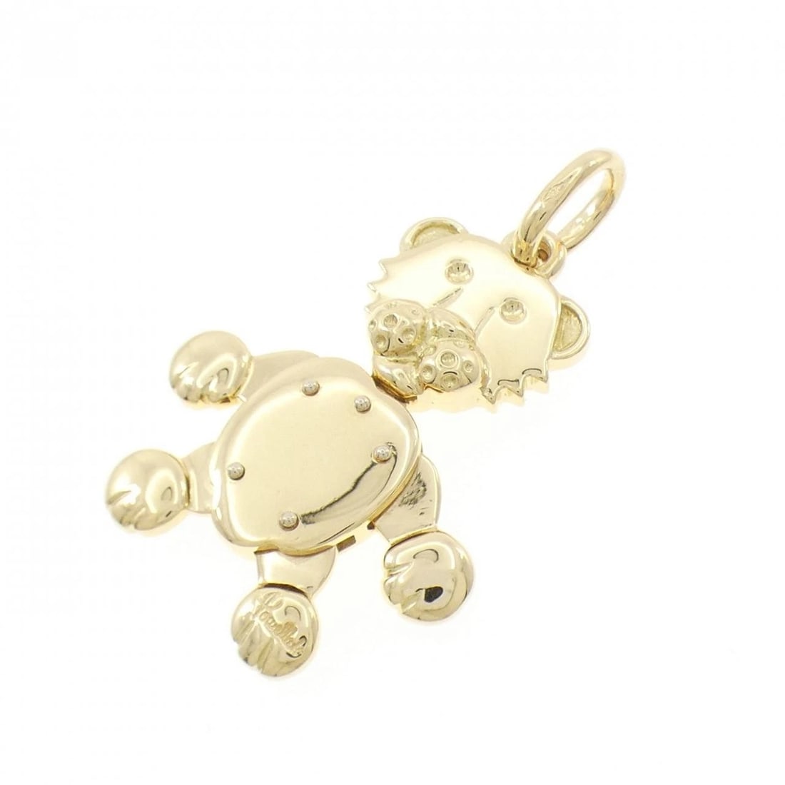 POMELLATO 750YG 750WG PENDANT: Pomellato 750YG 750WG Pendant Brand: Pomellato Type: Pendant Brooch Material: 750 Yellow Gold 750 White Gold, Color: None Size: ActualSize HxW: 41.9mmx26.1mm Accessories: None Accessories