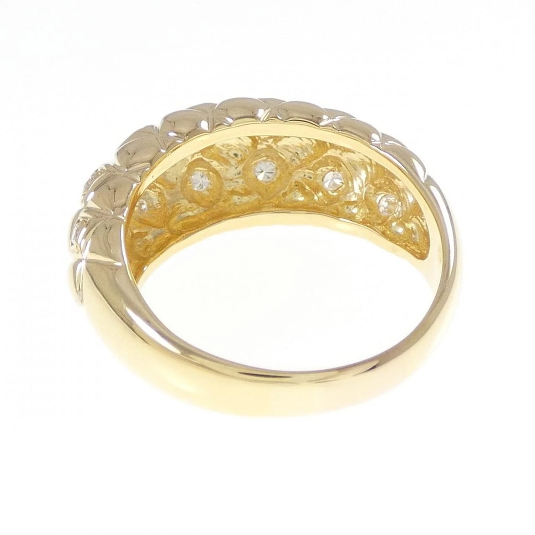 K18YG DIAMOND RING: K18YG Diamond Ring Brand: Unbranded Type: Ring Material: K18 Yellow Gold, Main Stone/Creation Natural Color: Yellow Gold Size: 8 (US size) Accessories: None Accessories Notice: When purcha