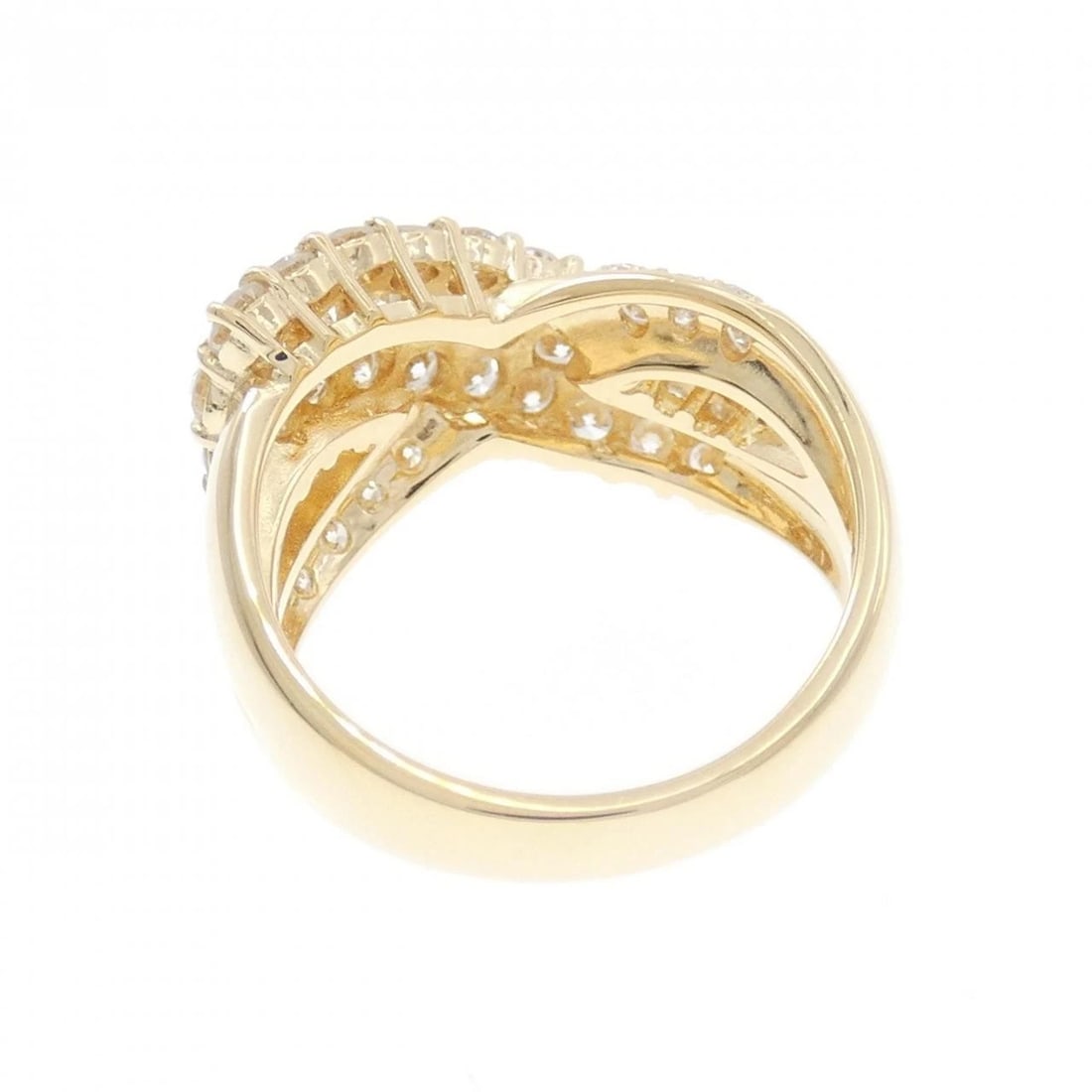 K18YG DIAMOND RING - 3