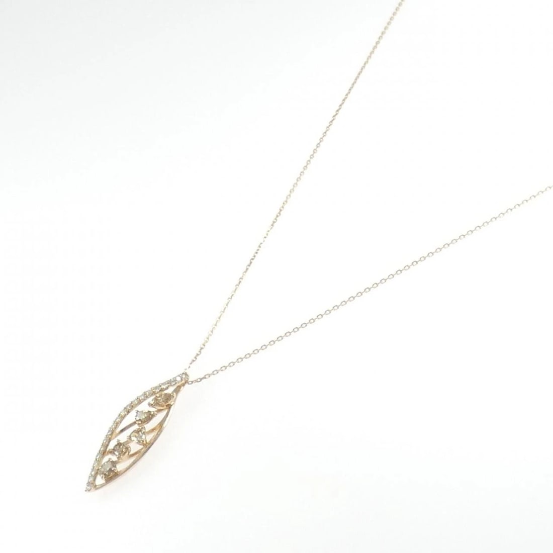 K18PG DIAMOND NECKLACE - 2