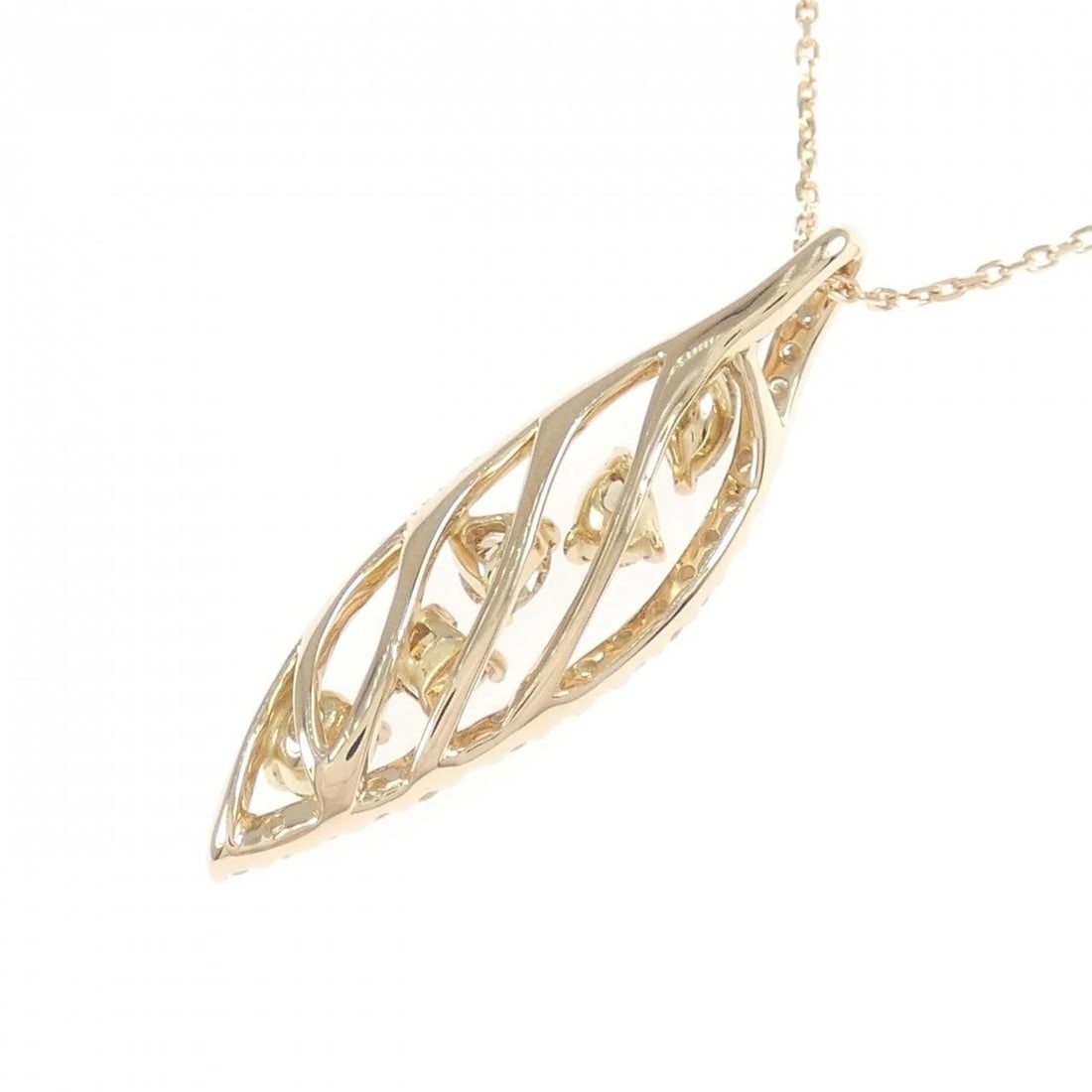 K18PG DIAMOND NECKLACE - 4