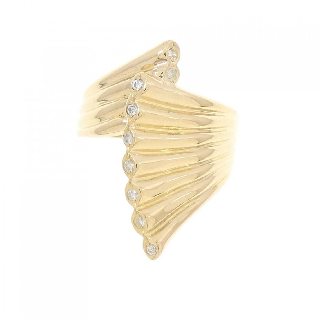 K18YG DIAMOND RING - 2