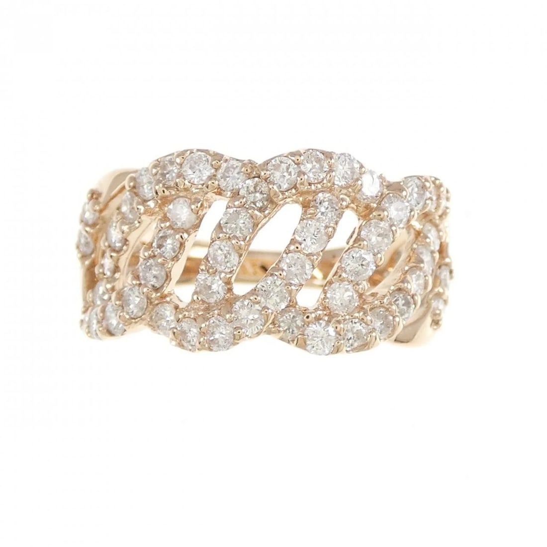 K18PG DIAMOND RING - 2