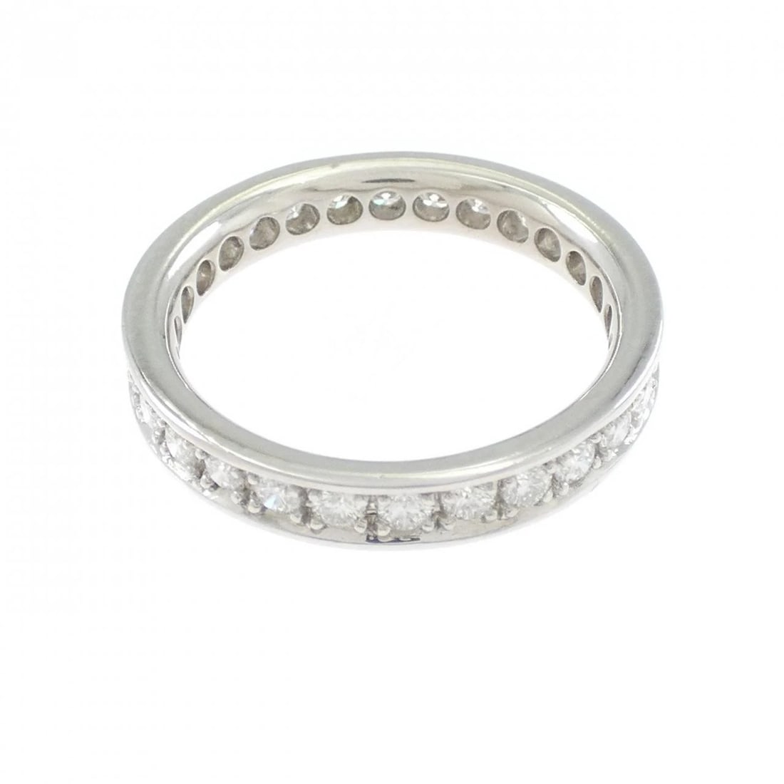 PT900 FULL ETERNITY DIAMOND RING - 2