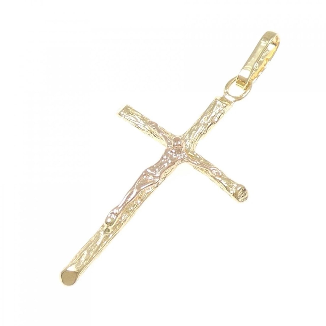 750YG/750PG CROSS PENDANT: 750YG/750PG Cross Pendant Brand: Unbranded Type: Pendant/Brooch Material: 750YG/750PG, Color: YG,PG Size: Actual Size Approx. length x width: 51.0mm x 23.9mm Accessories: None Accessories