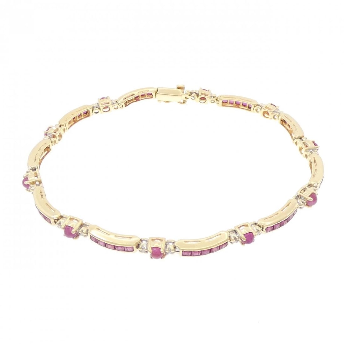 750YG RUBY BRACELET - 3