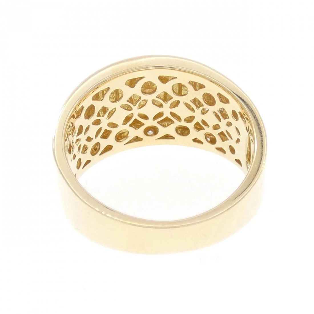 K18YG DIAMOND RING - 3