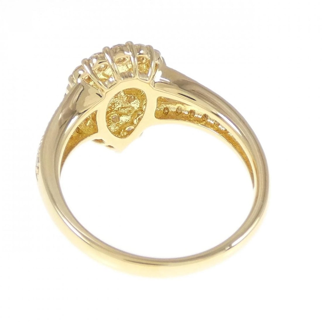 K18YG DIAMOND RING - 3