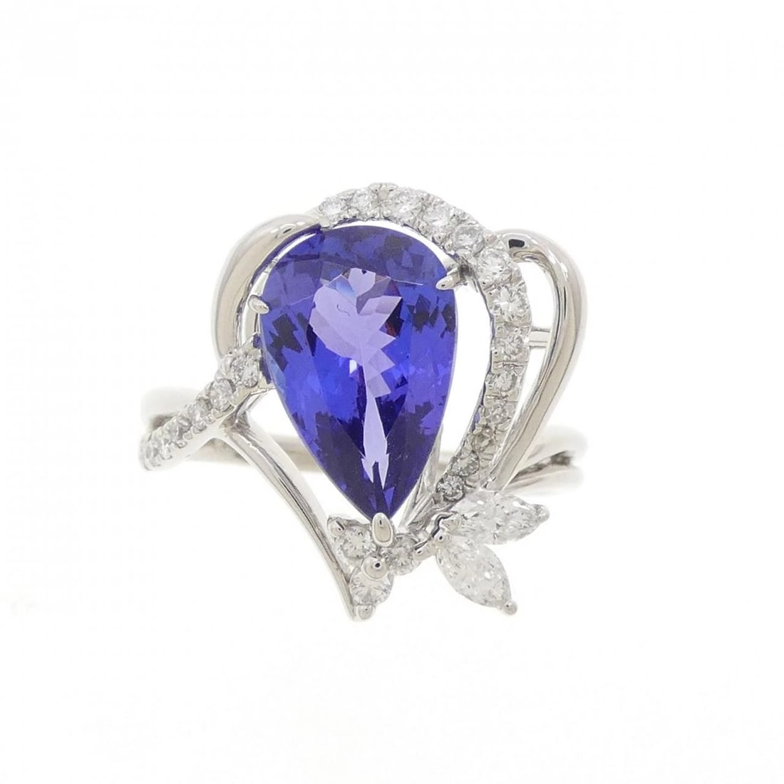 PT900 TANZANITE RING - 2