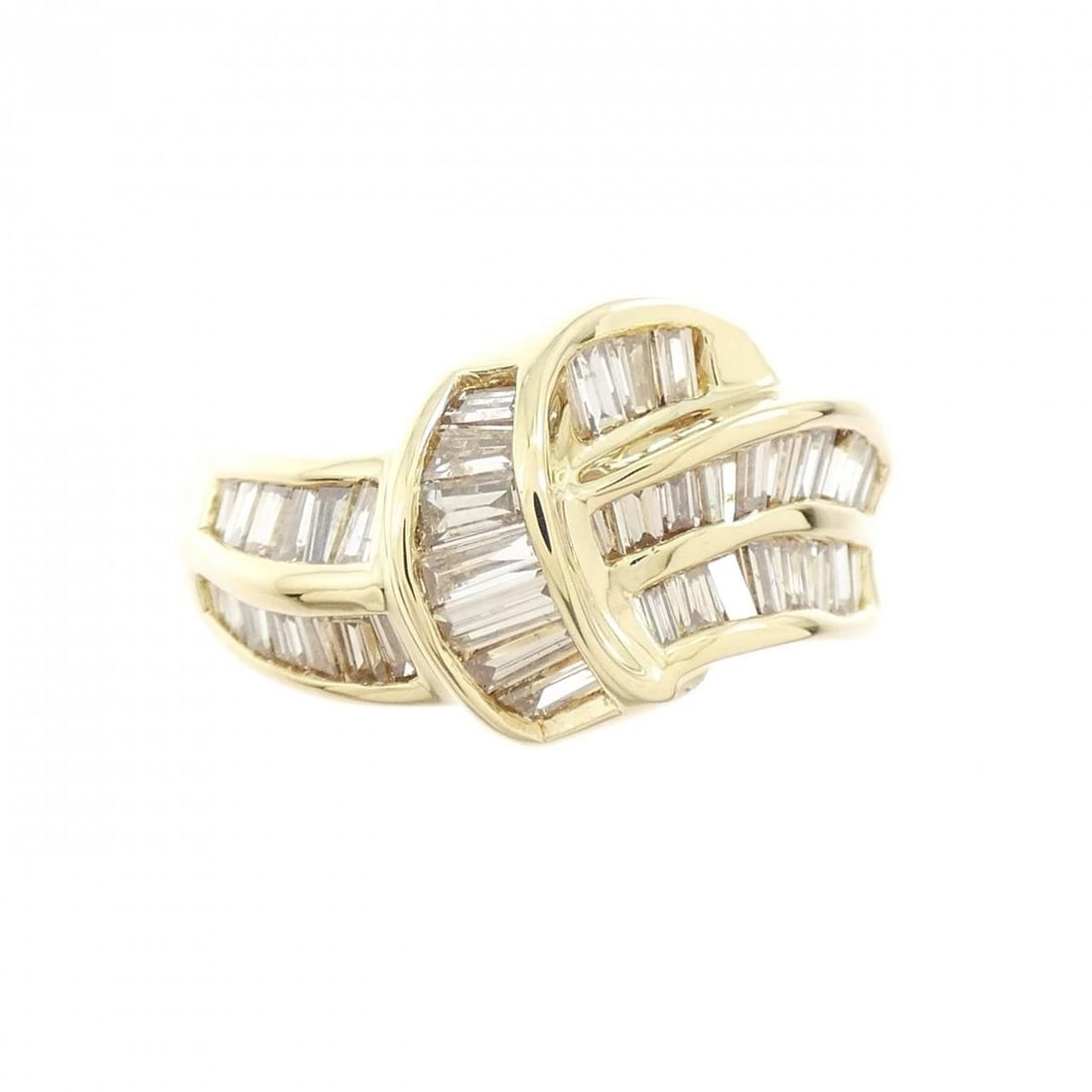 K18YG DIAMOND RING - 2