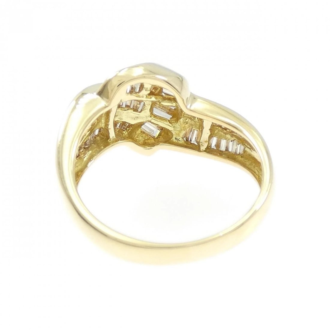 K18YG DIAMOND RING - 3