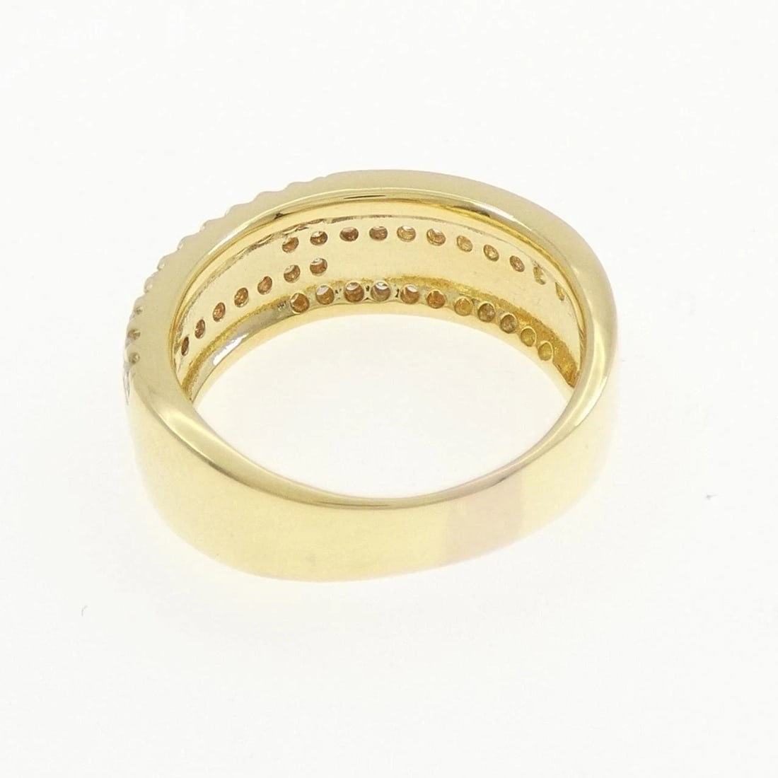 K18YG DIAMOND RING - 3