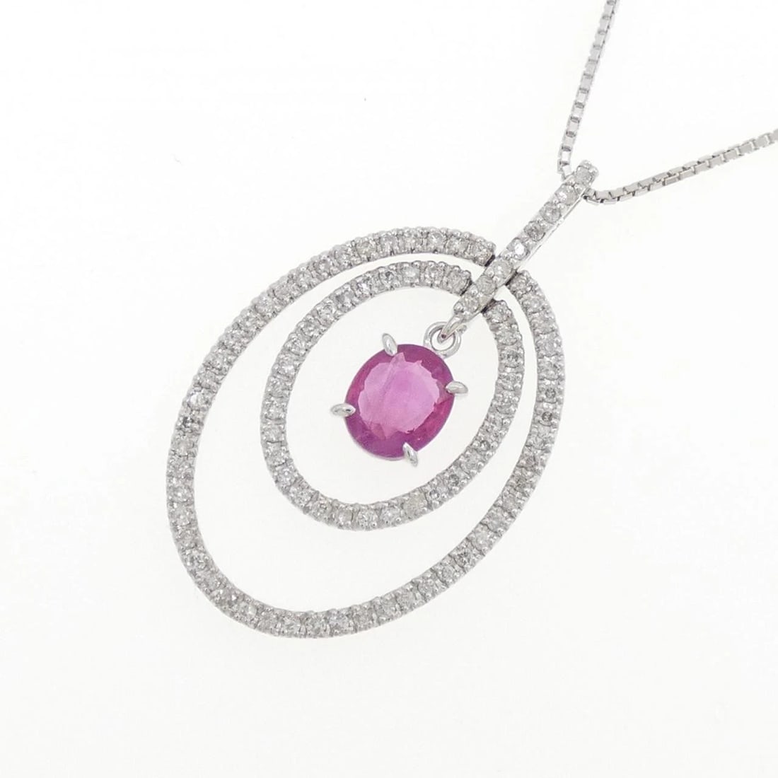 K14WG RUBY NECKLACE - 3