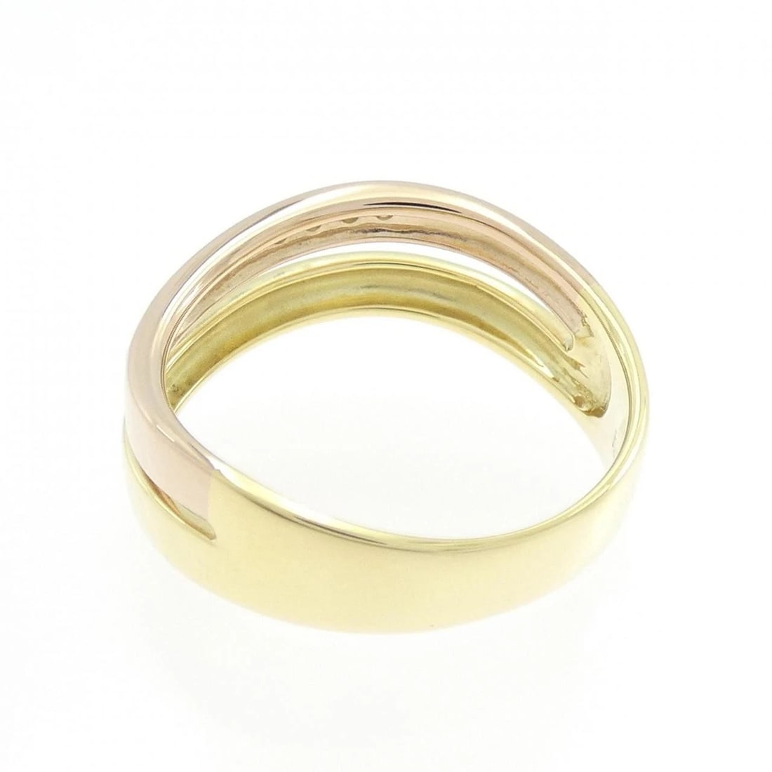 K18YG K18PG DIAMOND RING - 3