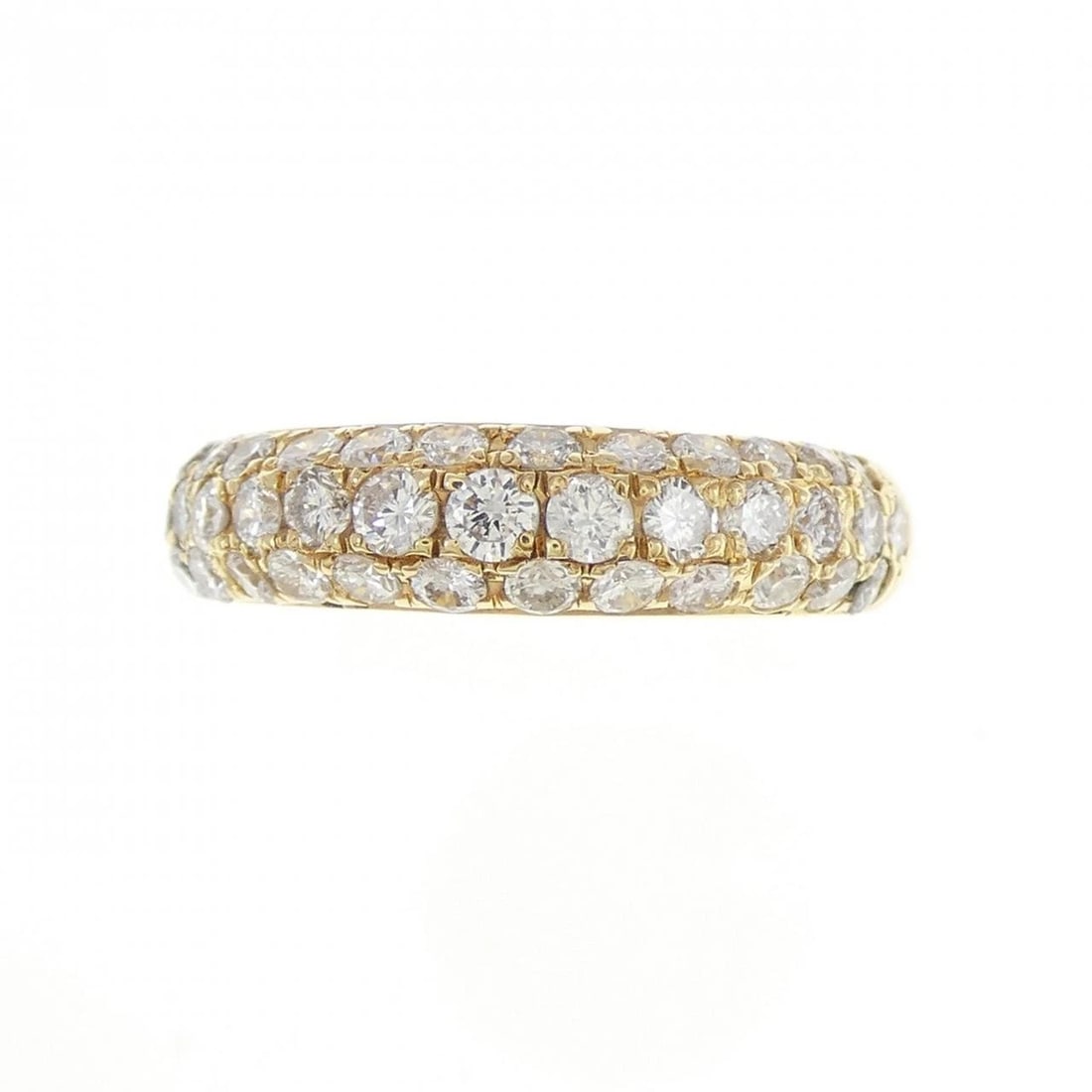 K18YG DIAMOND RING - 2