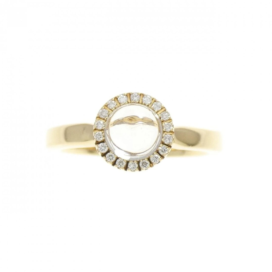 K18YG QUARTZ RING - 2