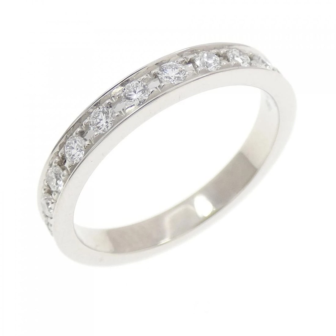 BOUCHERON QUATRE LUMIERE LARGE RING: Boucheron Quatre Lumiere Large Ring Brand: Boucheron Type: Ring Material: Platinum 950, Main Stone/Creation Natural Color: Platinum Size: 5 (US size) Accessories: None Accessories Notice: