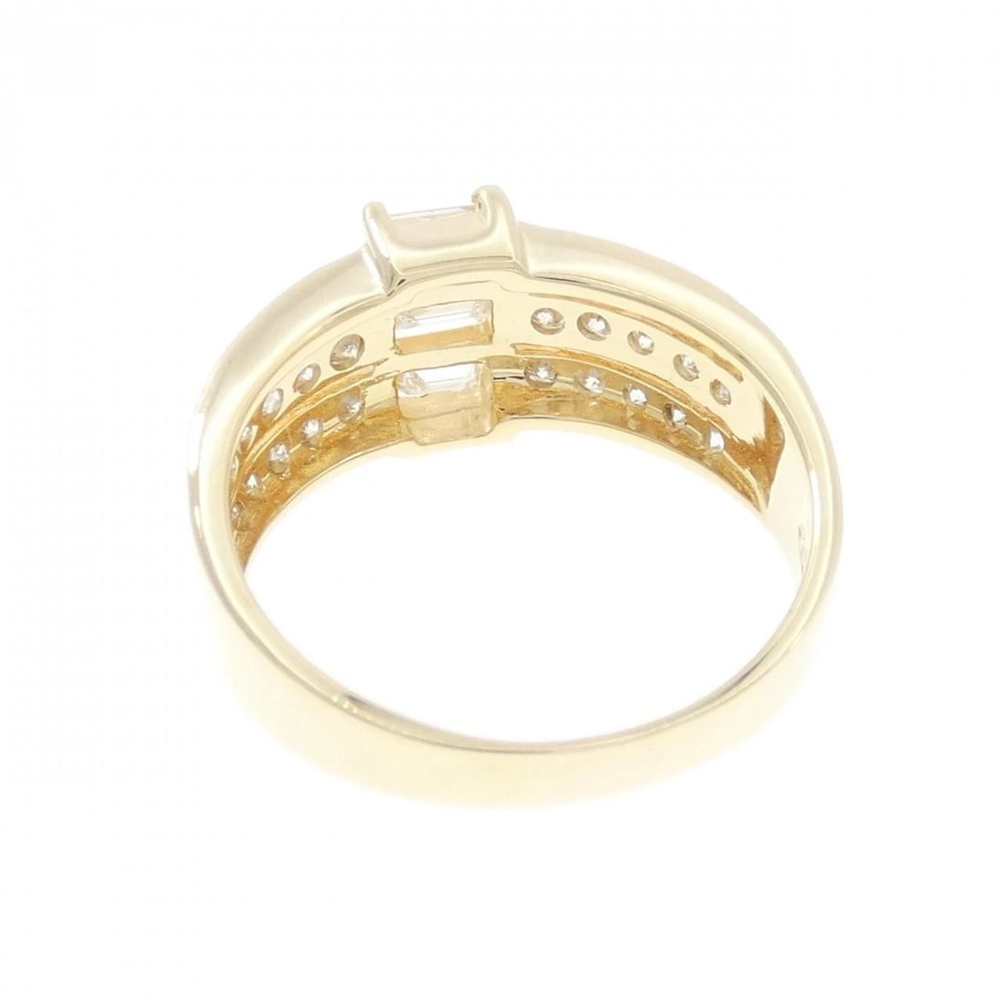 K18YG DIAMOND RING - 2