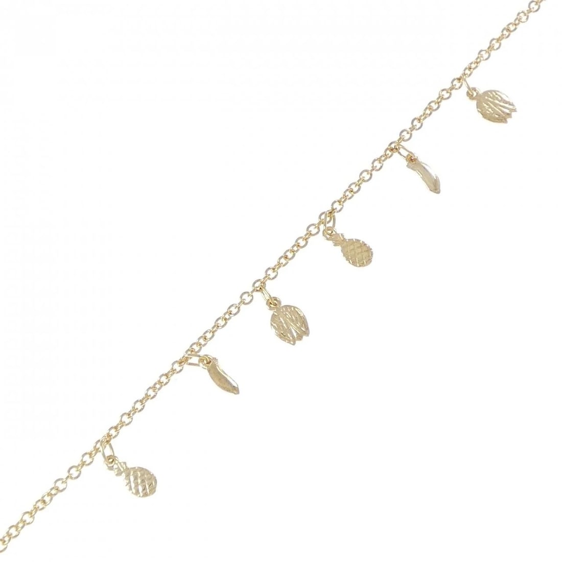 750YG BRACELET: 750YG Bracelet Brand: Unbranded Type: Bracelet Material: 750 Yellow Gold, Color: Yellow Gold Size: 17.5cmActualSize Max W: 11.7mm Accessories: None Accessories Notice: When purchasing