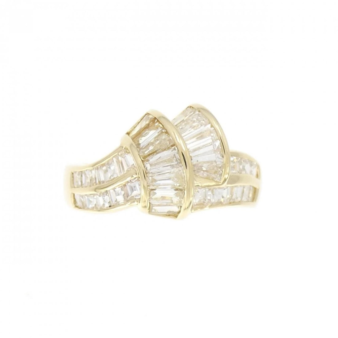 K18YG DIAMOND RING - 2