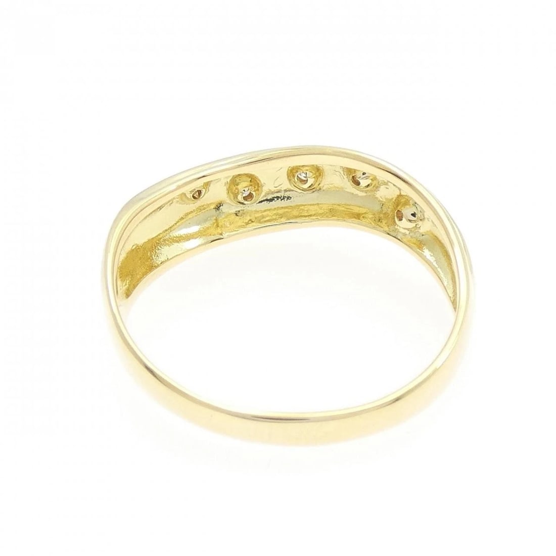 K18YG DIAMOND RING - 3