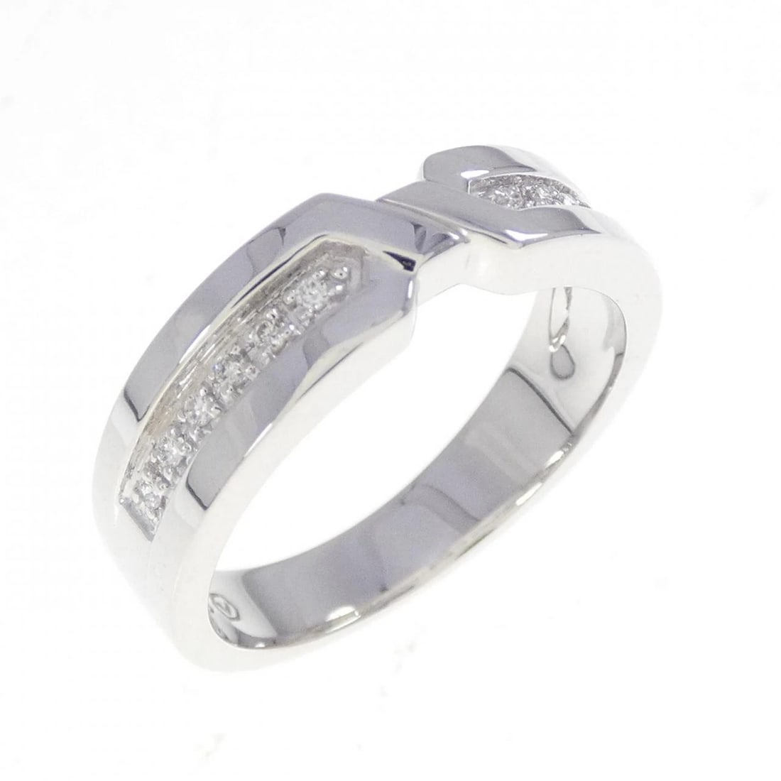 K18WG DIAMOND RING: K18WG Diamond Ring Brand: Unbranded Type: Ring Material: K18 White Gold, Main Stone/Creation Natural Color: white gold Size: 6.5-7US Accessories: None Accessories Notice: When purchasing p