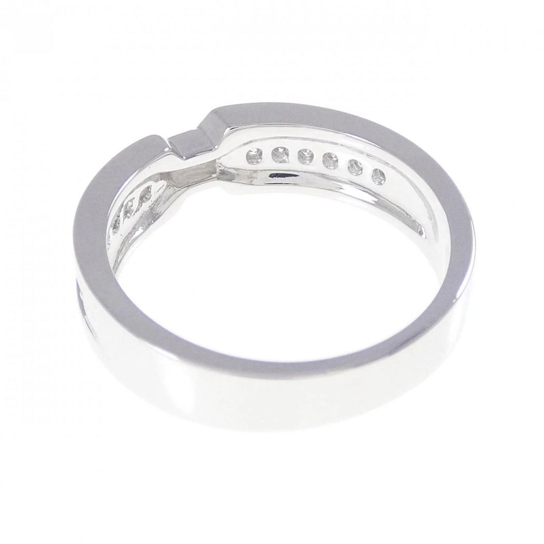 K18WG DIAMOND RING - 3