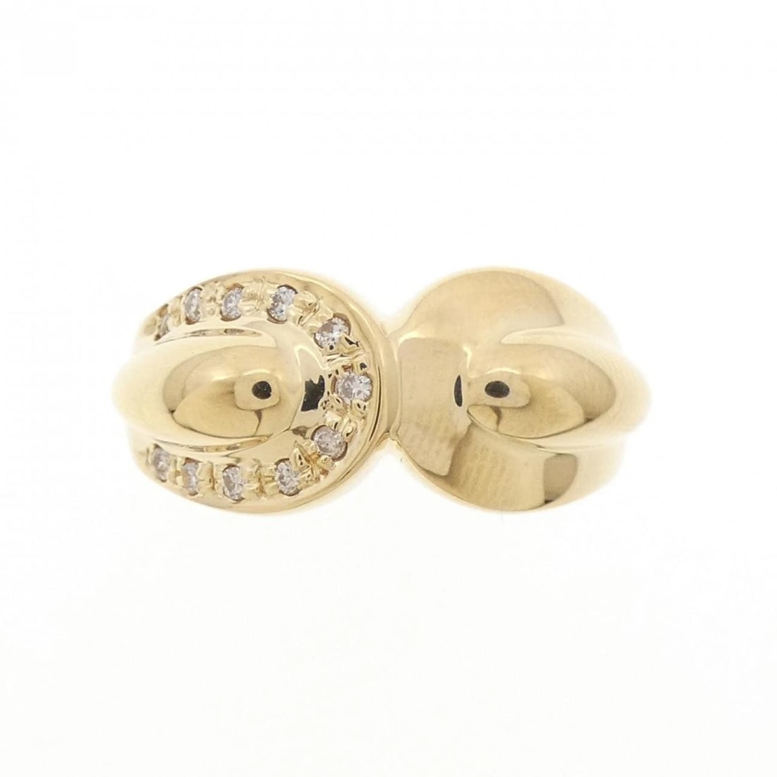 K18YG DIAMOND RING - 2