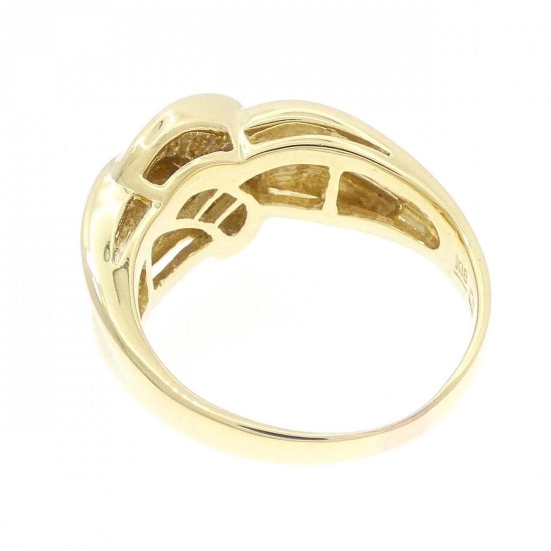 K18YG DIAMOND RING - 3