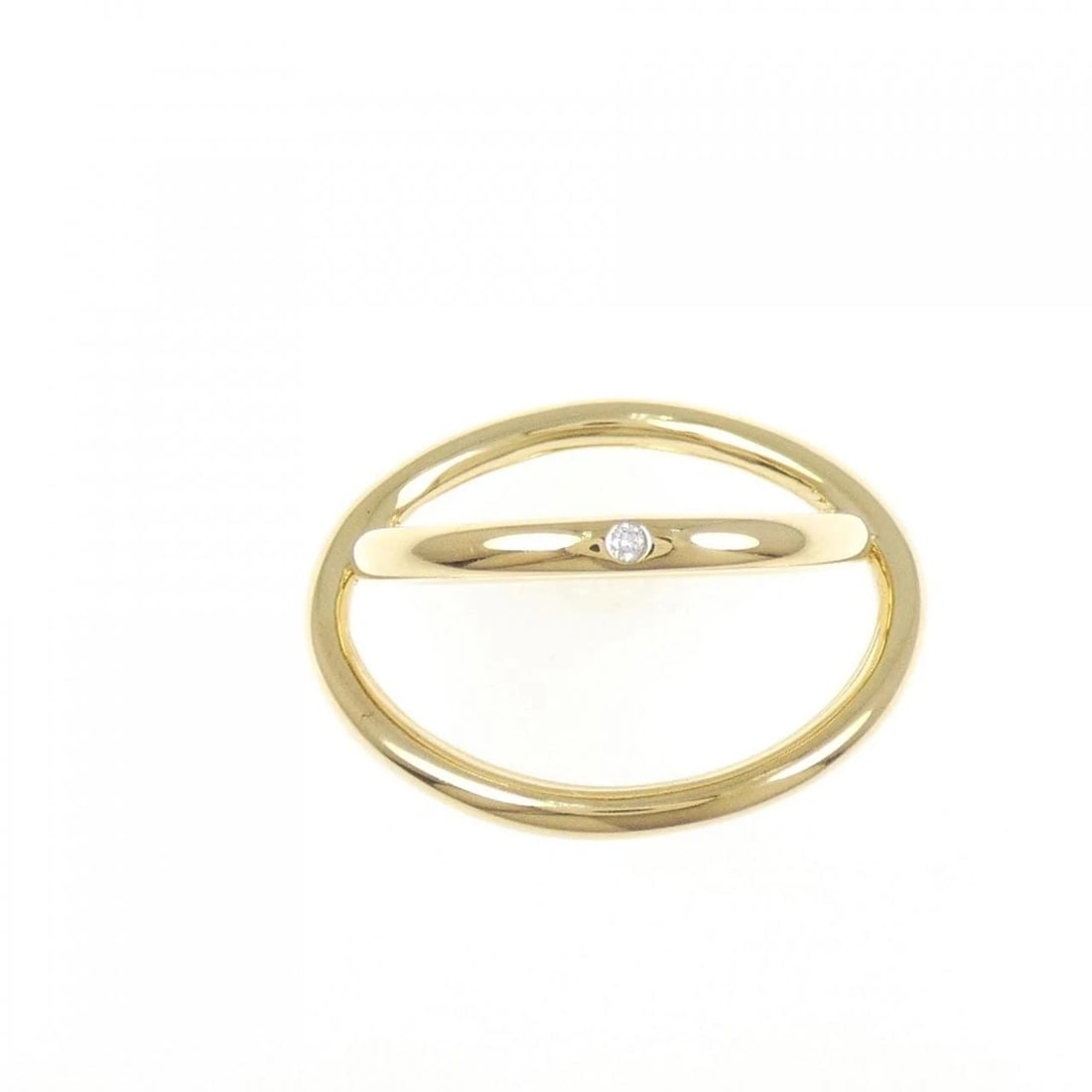 K18YG DIAMOND RING - 2