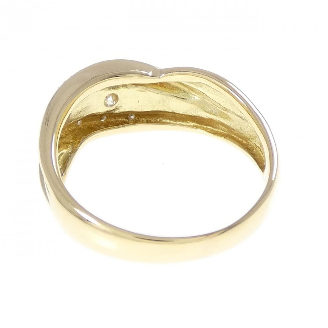 K18YG DIAMOND RING - 3