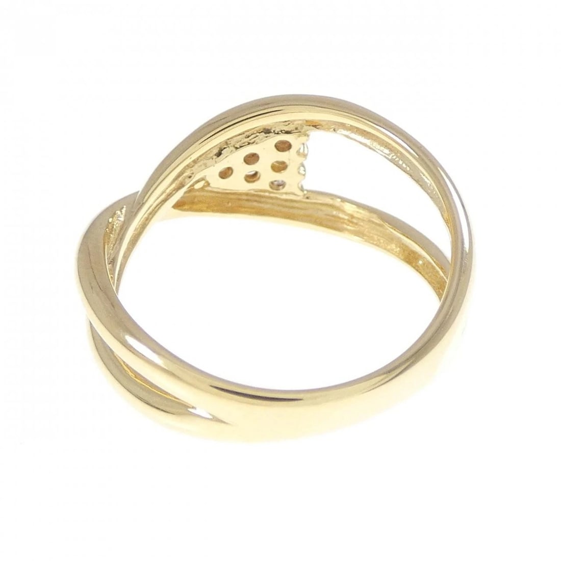 K18YG DIAMOND RING - 3