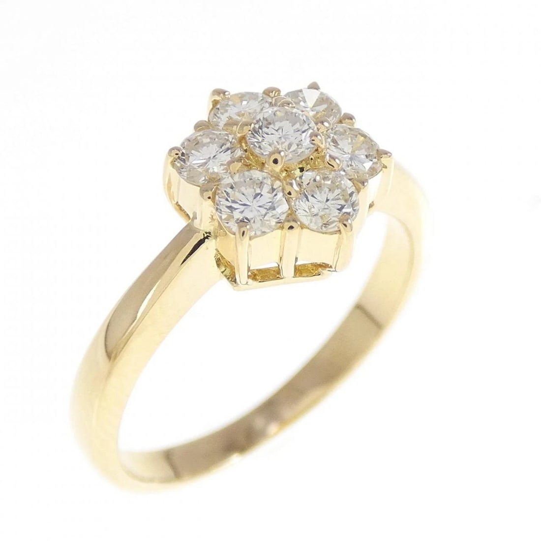 K18YG DIAMOND RING: K18YG Diamond Ring Brand: Unbranded Type: Ring Material: K18 Yellow Gold, Main Stone/Creation Natural Color: yellow gold Size: 4.5US Accessories: None Accessories Notice: When purchasing