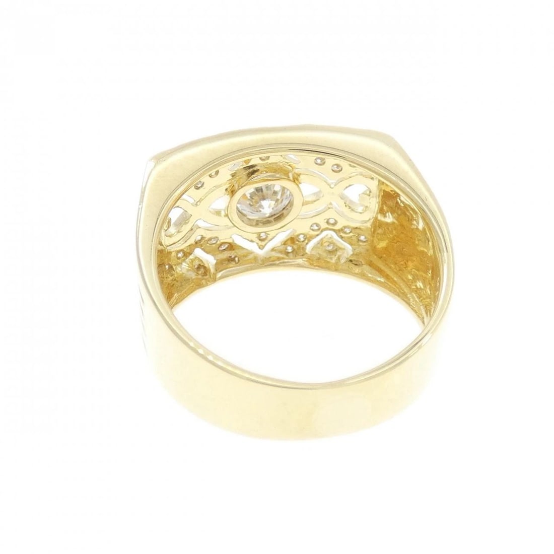 K18YG DIAMOND RING - 3