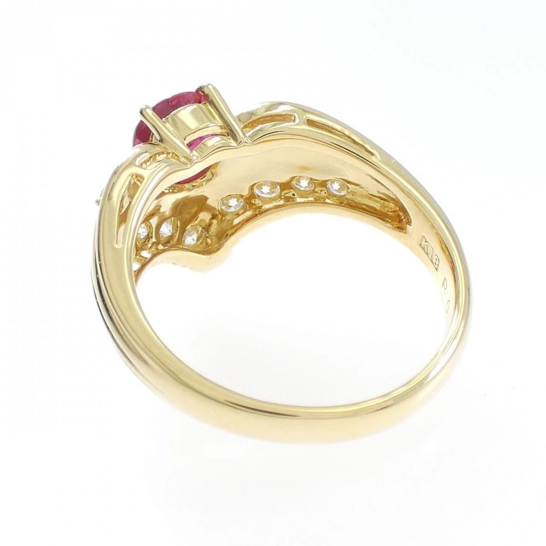 K18YG RUBY RING - 3