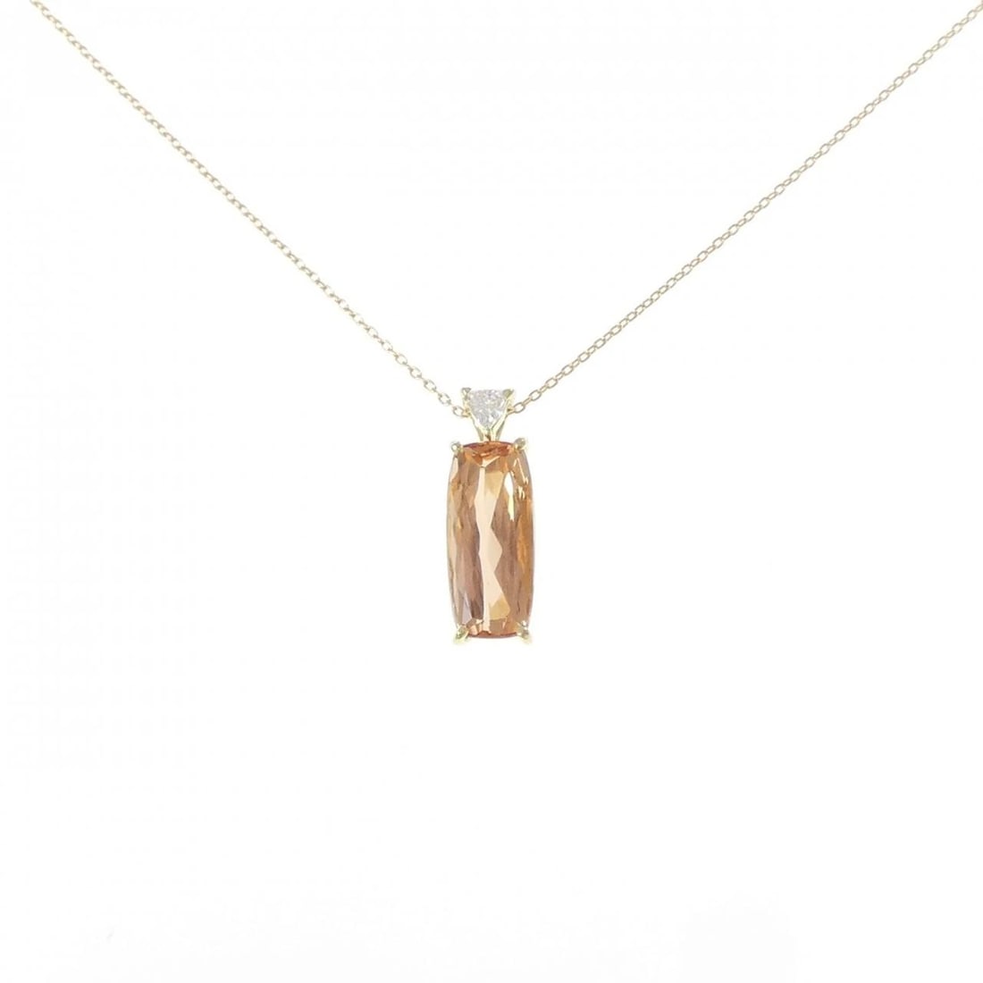 750YG/K18YG IMPERIAL TOPAZ NECKLACE: 750YG/K18YG Imperial Topaz Necklace Brand: Unbranded Type: Imperial Topaz Necklace Material: 18K yellow gold, Main Stone/Creation Imperialtopaz Color: yellow gold Size: 45cm Actual Size