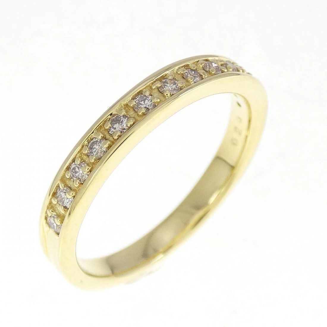K18YG DIAMOND RING: K18YG Diamond Ring Brand: Unbranded Type: Ring Material: K18 Yellow Gold, Main Stone/Creation Natural Color: yellow gold Size: 6-6.5US Accessories: None Accessories Notice: When purchasing