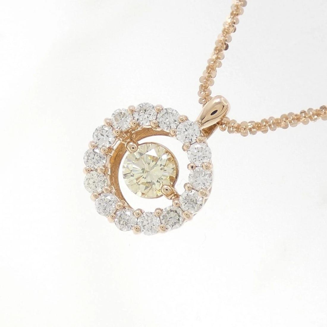 K18PG DIAMOND NECKLACE - 3