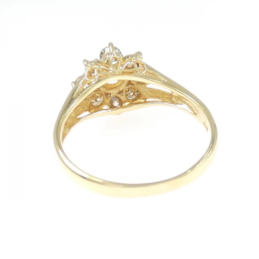 K18YG DIAMOND RING - 3