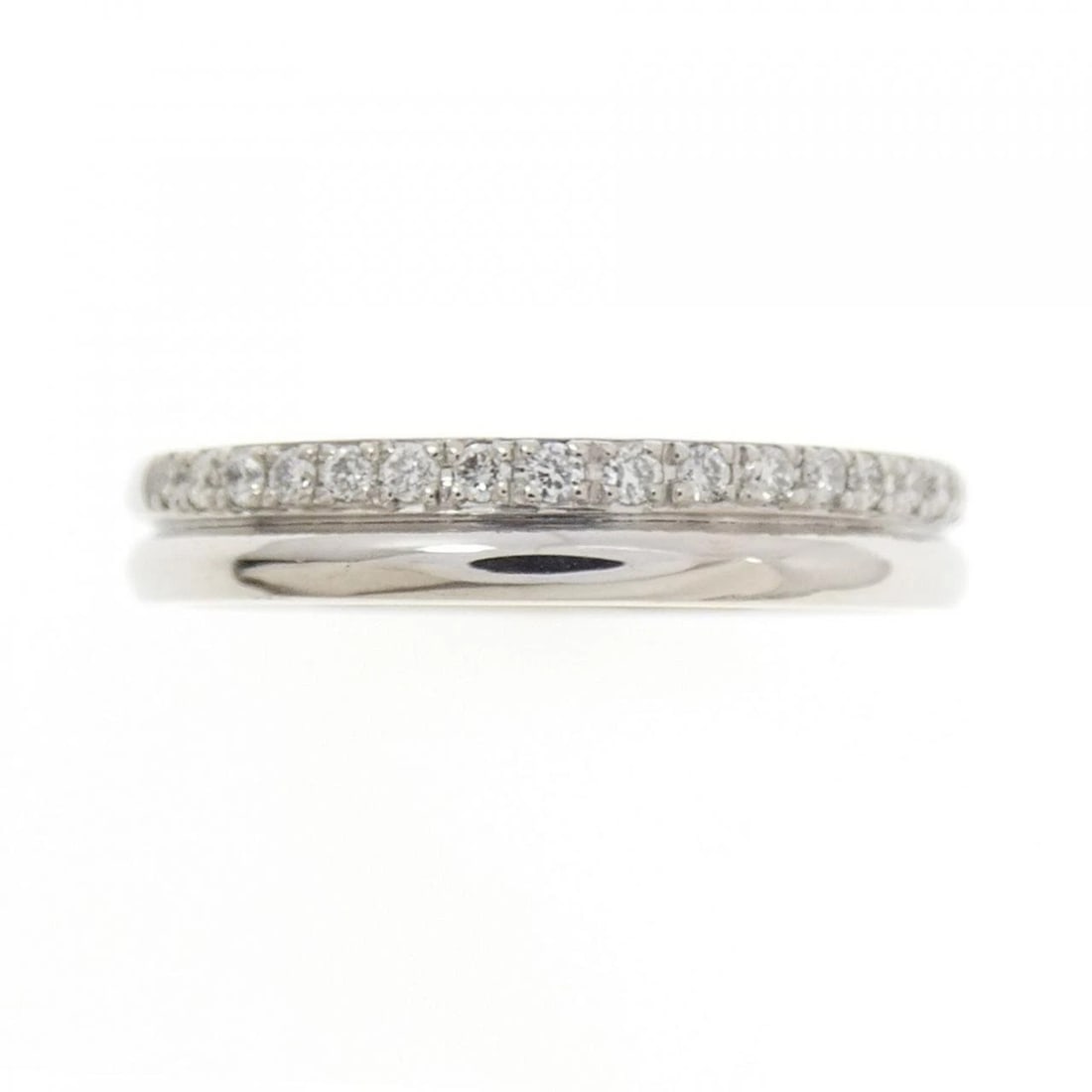 K18WG DIAMOND RING - 2