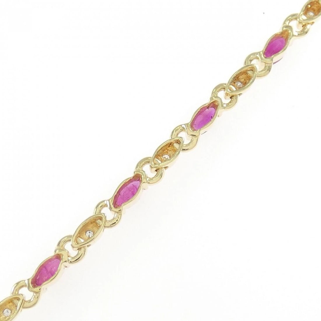 750YG 750WG RUBY BRACELET - 2