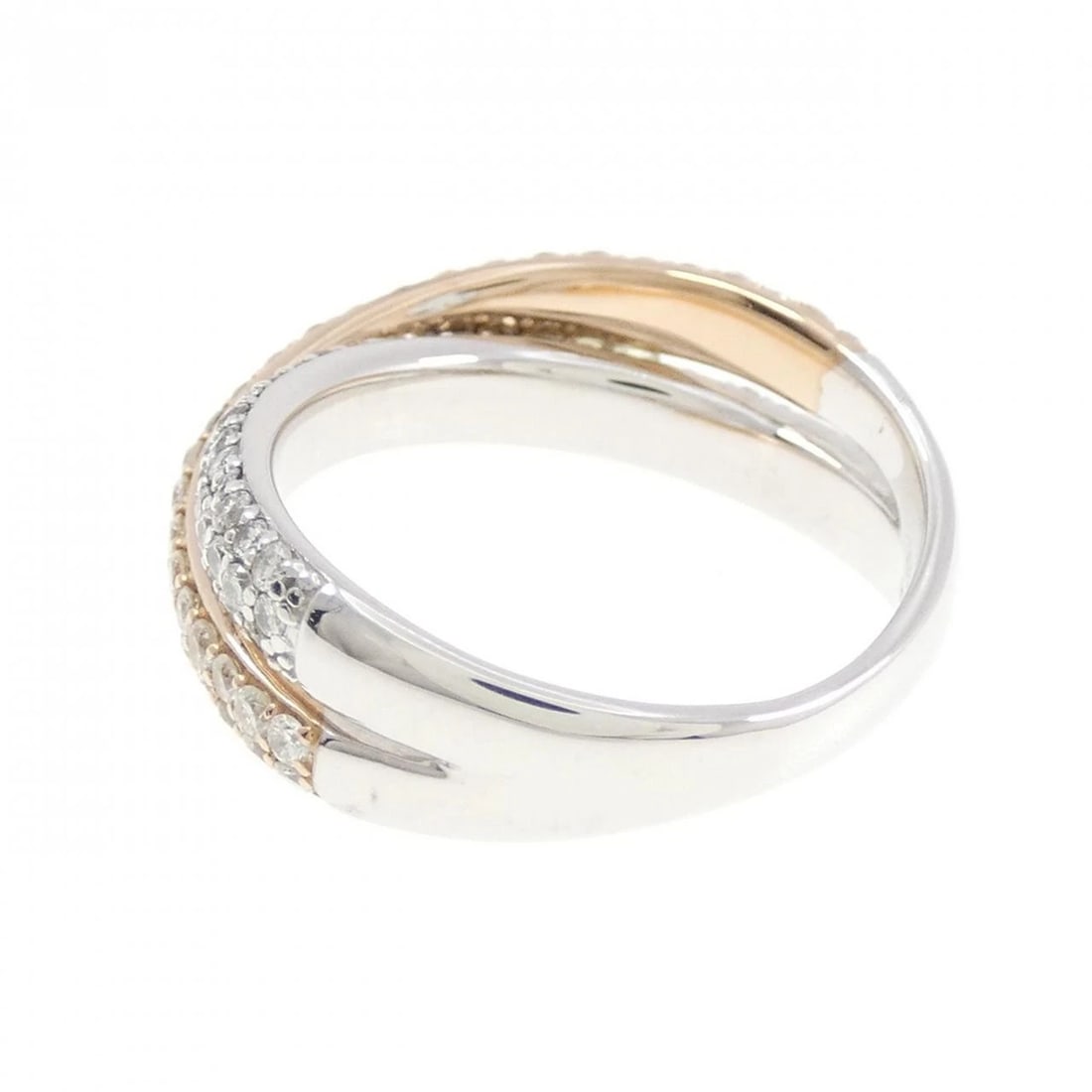 K18WG K18PG DIAMOND RING - 3