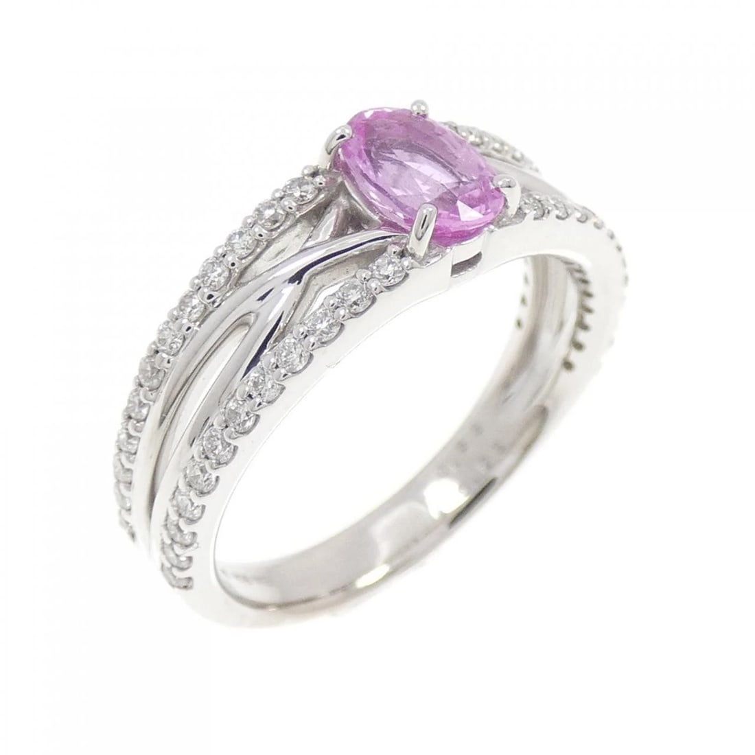 K18WG SAPPHIRE RING (1 of 3)