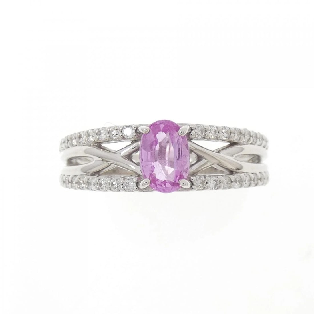 K18WG SAPPHIRE RING - 2