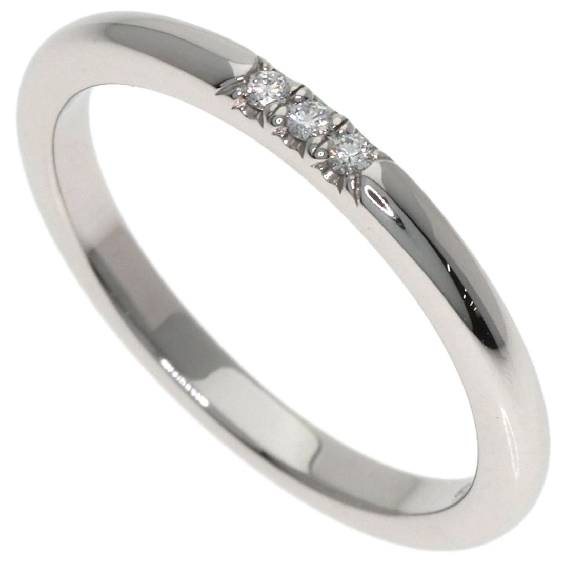 TIFFANY&CO. FOREVER 3P DIAMOND RING PLATINUM PT950 (1 of 5)