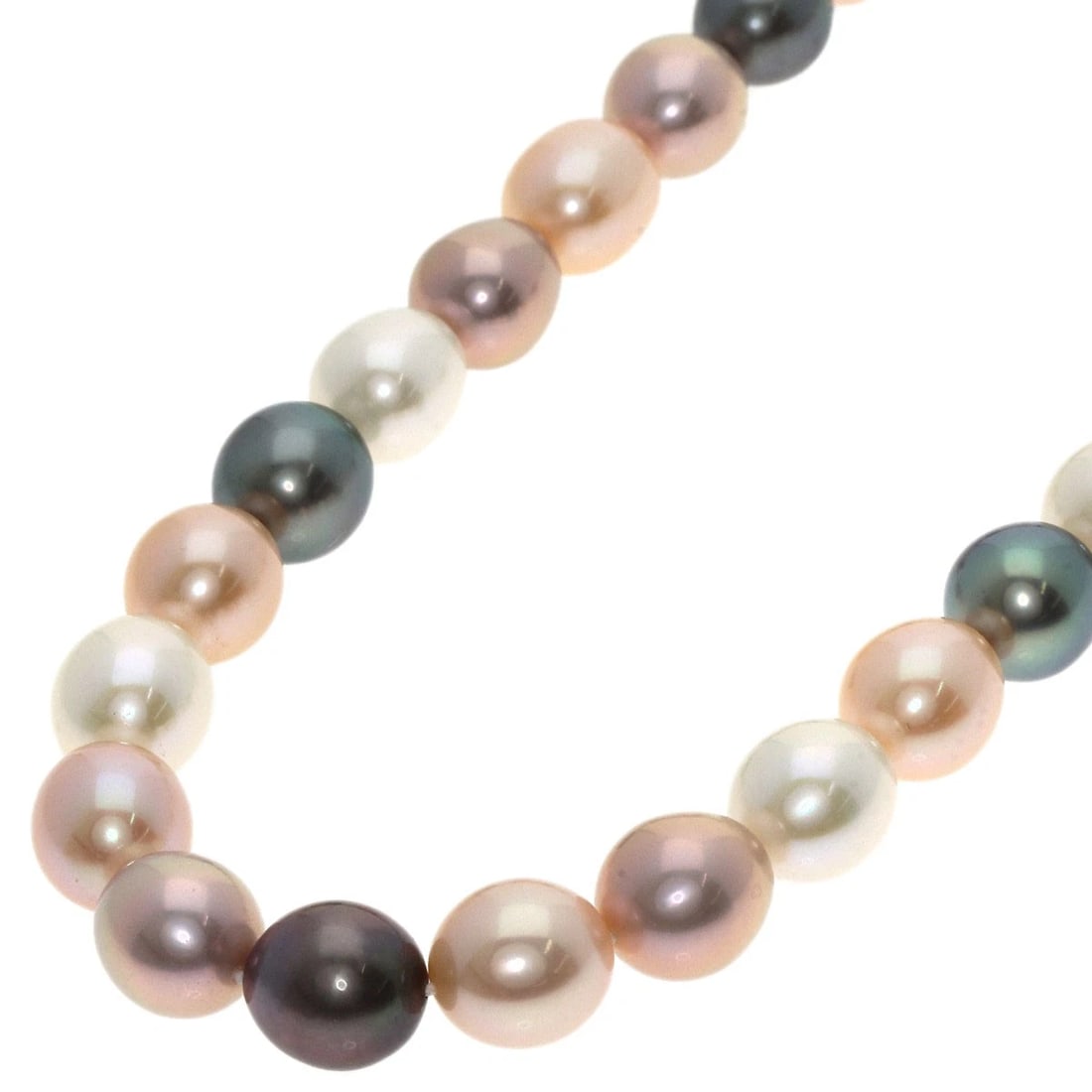 MIKIMOTO MULTICOLOR FRESHWATER PEARL PEARL NECKLACE (1 of 3)