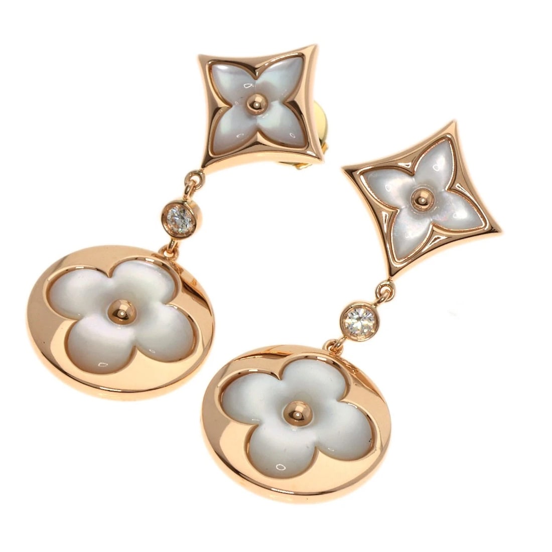 LOUIS VUITTON DOUBLE STAR BLOSSOM EARRING (1 of 4)