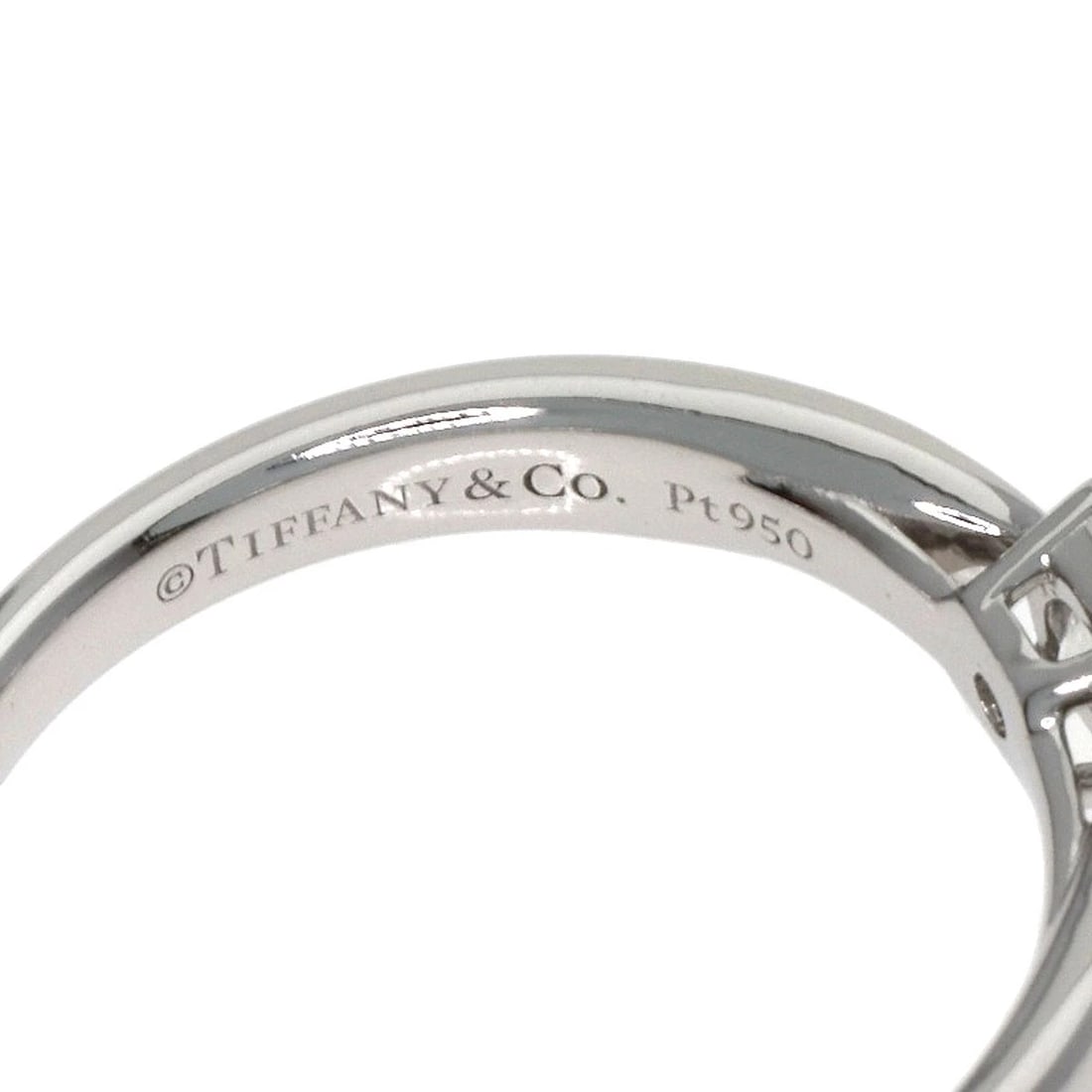 TIFFANY&CO. HARMONY SOLITAIRE DIAMOND RING - 4