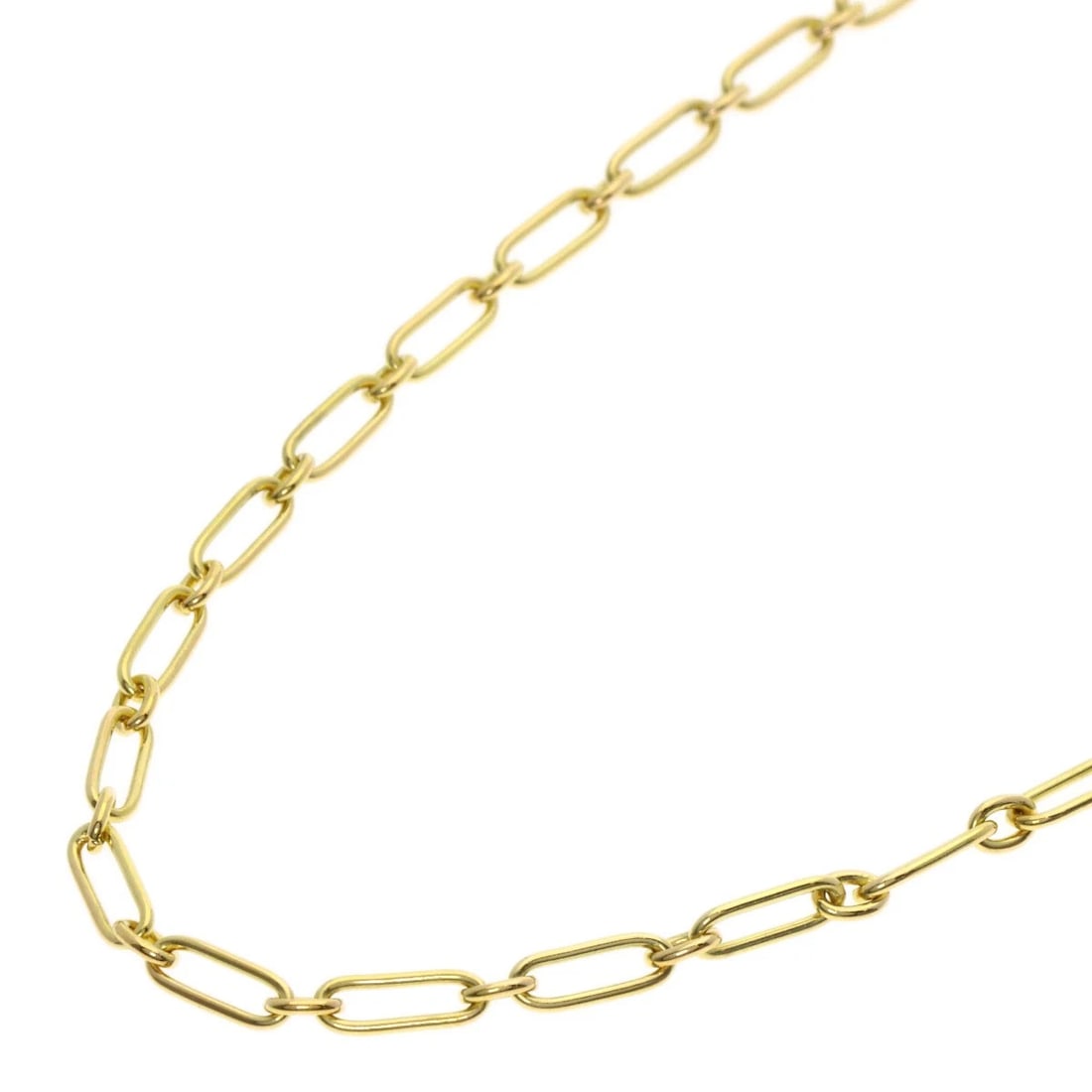 CARTIER VINTAGE CHAIN 26" NECKLACE K18 YELLOW GOLD (1 of 5)